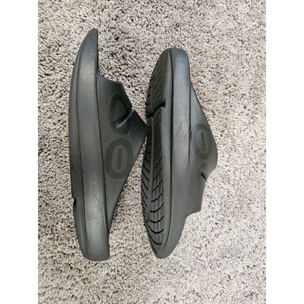 Oofos OOahh Sport Recovery Slides Black Mens 10 Womens 12 EU 43 - Picture 6 of 9